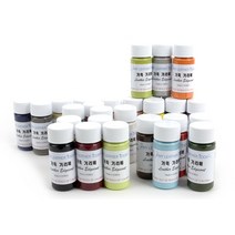가죽공예 - 기리메 엣지코트 (무광-국산) 용량40ml 안전확인대상생활화학제품 환경부 승인, 루즈 519