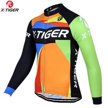 자전거복 봄 여름 싸이클 라이딩 의류 X-TIGER 사이클링 유니폼 긴 소매 M자전거 의류 야외 스포츠, 05 Cycling Jerseys