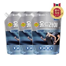 LG생활건강 테크 울드라이 세탁세제 엑스퍼트 리필 1.3L x 3개, 단일옵션