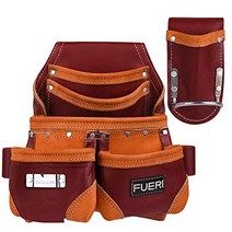 목수벨트 미국 FUERI 용 가죽 공구 파우치 5포켓 프레임 공구 가방-606724