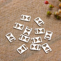 8Pcs 금속 게으른 구두 끈 버클 편리한 Tieless 레이스 필요 없음 플랫 금속 버클 모든 신발 끈 도매