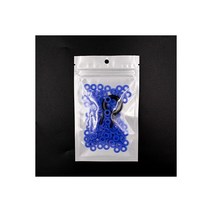 125 피스 키캡 O 링 씰 스위치 사운드 댐퍼 체리 MX 키보드 댐퍼 교체 소음 감소 O-링, 8x5x1.5mm, Blue