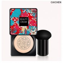 CAICHEN 아이보리 화이트 버섯 머리 에어 쿠션 BB CC 크림 컨실러 스틱 모이스춰 라이징 파운데이션, 1ml