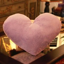 귀여운 하트 별 모양 봉제 인형 쿠션, 퍼플 하트