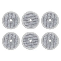 LG A9 호환 교체용 걸레 패드 6 개 스팀 천 청소 기계 비 다공성 천, 02 with holes