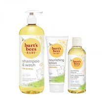 버츠비 베이비샴푸앤워시620ml+베이비 오일147ml+베이비로션170g, 단품
