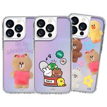 갤럭시S23플러스 라인프렌즈 홀로그램 케이스 S916