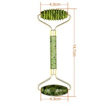 천연 로즈 쿼츠 제이드 과샤 스크레이퍼 보드 마사지 페이스 바디 구아슈 스킨 리프팅 링클 리무버 뷰티 케어, [03] Pink-set