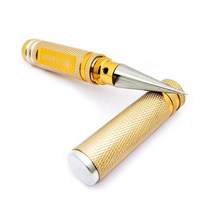 볼트커터 하이 스틸 1pc 0-14mm 홀 펀처 티타늄 핸들 리머 쉘 드릴 RC 모델 수리 납땜 도구 K77, [01] GOLD