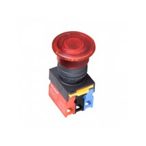 1A1B 푸쉬락 스위치 트랜스부착형 LED 램프 230V AC 22mm NS22-BER-L3A1A1B, 화이트 [NS22-BER-L3AW1A1B]