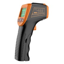 -50 ~ 600 ℃ / -58 ~ 1112 ℉ GM320S 비접촉식 산업용 적외선 온도계 IR 고온 건 LCD 레이저 포인터, 주황색