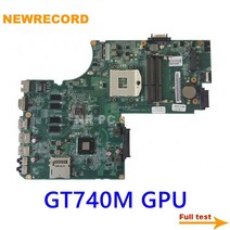 노트북메인보드 New기록 A000243200 DA0BD5MB8D0 도시바 위성 S75 L75 노트북 마더 보드 17.3 인치 GeForce GT740M HD4000 DDR3 메인