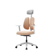 듀오백 골드 D2500G-DASW 패브릭 의자 좌판슬라이드, 베이지