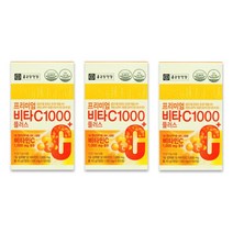 종근당건강 프리미엄 비타C1000 플러스 100정 3박스 (10개월분), 3개