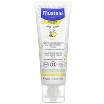 Mustela 무스텔라 Baby Nourishing Face Cream with Cold Cream For Dry Skin 베이비 너리싱 페이스 크림 위드 콜드 크림 포 드라이 스, 1팩