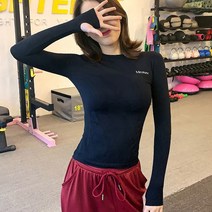 여성 요가티셔츠 긴팔티 필라테스복 요가복 상의 RKFT-LT02