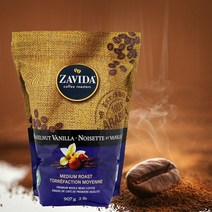 (코스트코)ZAVIDA바닐라 헤이즐넛 홀빈 커피907g 원두