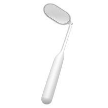 귀 왁스 청소 도구 접을 수있는 거울 악기 입 확인을 위해 속눈썹 연장 속눈썹 치아 도구 적용, 하얀, 하나