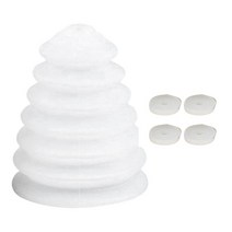 싸이클론 집진기 목공 네일전기 드릴 먼지 커버 고무 임팩트 해머 잔류 물 수집 방진 장치 전동 수공구 액, 01 WHITE