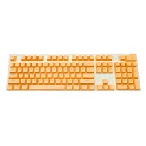 커스텀키캡 gmk 스타일 체리 키캡 기계식 키보드 104 Doubleshot ABS Spacebar Keycaps MX 키 캡 스위치 교체 용 빈 범용, [10] Yellow