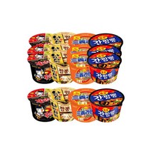 삼양 큰컵4종(불닭볶음면4입+나가사끼짬뽕4입+삼양라면4입+간짬뽕4입) 총16입, 삼양큰컵(불닭볶음면+나가사끼짬뽕+삼양라면+간짬뽕)4개씩