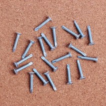 철피스 둥근머리피스 접시머리나사못 철제피스 20p25mm