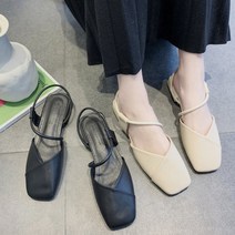 쏭스마켓 베이직 심플 모던 스퀘어쉐입슬링백