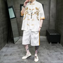 남성의류세트 2023 봄 여름 차이나 자수 공연복 중국전통의상 빅사이즈 C229TZ342P90 4994143485