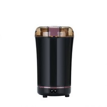 domiheat 콩 갈기 조미료 곡물 한약 커피 그라인더 미니 그라인더, 블랙