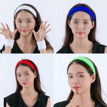 5개 유치원 체육 운동회 응원 칼라 헤어밴드 발표회 조기축구 레크레이션, 레드