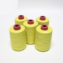 바느질실세트 Aramid 1414 재봉사 내화성 고온 난연 Kevlar 100 그램/개, 08 yellow 1000D-2