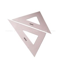 KORING(코링) 제도용 삼각자 30cm 눈금 없음 잉킹용
