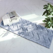 코스트코 발매트 순면 욕실 주방 현관 2P 블루 C