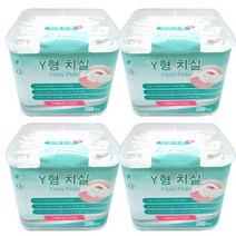덴트프로 Y형 치실 200P 일회용치실, 4개