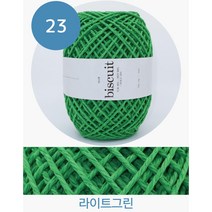 비스켓(Biscuit) 비스켓실 150g 1볼판매 뜨개실 털실 울실, 23 라이트그린