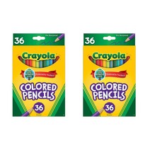 Crayola 크레욜라 색연필 36색 2팩