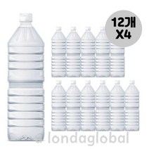 지리산물하나 ECO 가정용 대용량 생수 2L 12개 4묶음