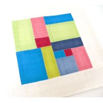 천삼백케이 시원한 모시조각보 만들기 전통소품, 혼합색상, 1개, 단품