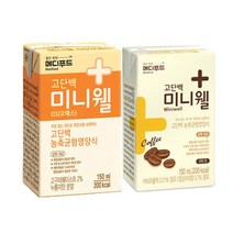 메디푸드 미니웰 바나나 고구마 커피 고단백 환자 노인 영양식 24+24팩, 바나나+고구마
