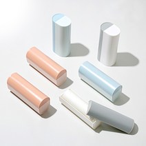 ABC생활 파스텔 휴대용 미니 돌돌이 테이프클리너, 그레이