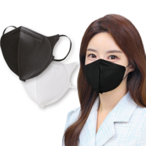 닥터 새부리형KF94 마스크 블랙 국산 대형개별포장, 100개