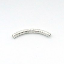 인디아실버 925 은 부자재 심플 3mm 파이프 M 펜던트 목걸이 DIY 재료