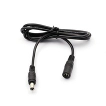 DC 12V 전원 연장 케이블 CCTV 보안 카메라 남성 코드 와이어에 5.5*2.1MM 여성 LED 스트립 홈 어플 라 이, 한개옵션1, 03 1m