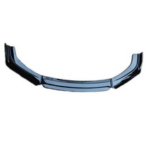 자동차 외장품 범용 앞 범퍼 디퓨저 립 기아 K2 K3 K5 K9 스팅어 스플리터 블랙 충돌 방지 액세서리 수리 2011 4 개, 1.Glossy black