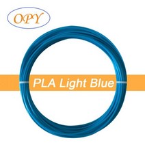 3D프린터 스캐너 필라멘트 3D 펜 PLA 1.75Mm 리필 플라스틱 실크 5 미터 대리석 빛나는 나무 골드 실버 구리 옐로우 블루 핑크 프린터 소재, PLA Light Blue 5m, [24] PLA Light Blue 5m