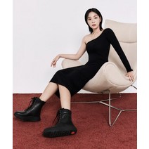 FITFLOP F-모드 여성 레더 부츠 블랙 F-MODE LACE UP BOOT - LEATHER GM4-090 293975