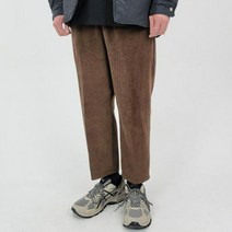 뉴메이드 / 가을 겨울 범 10부 코듀로이 와이드 팬츠 / 검 크림