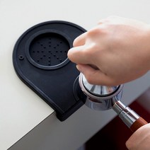 Ri6D1 템퍼매트 바리스타 실리콘 탬핑매트 템퍼홀더 1구 템핑받침대 1구탬핑매트 템핑매트 탬퍼매트, 굿º▶상품선택◁º짱