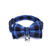 고양이 목걸이 하네스 냥 작은 개를 위한 칼라 크리스마스 퀵 릴리스 격자 무늬 나비 넥타이 목걸이 고양, 07 G