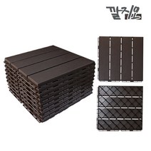 깔지오 간편한 베란다 인테리어 합판 조립식 데크9p, 아이보리9P